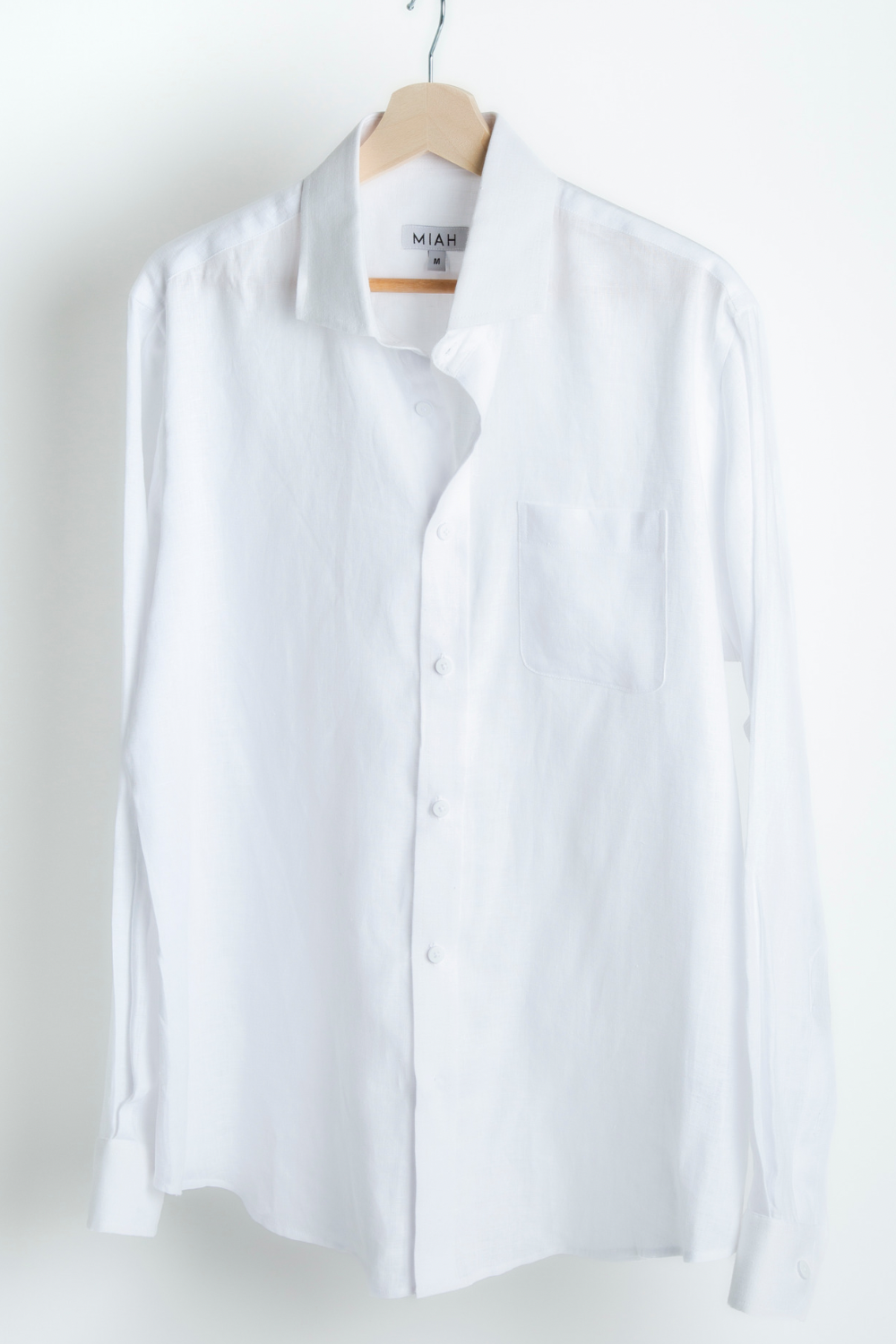 THE LINEN SHIRT - White