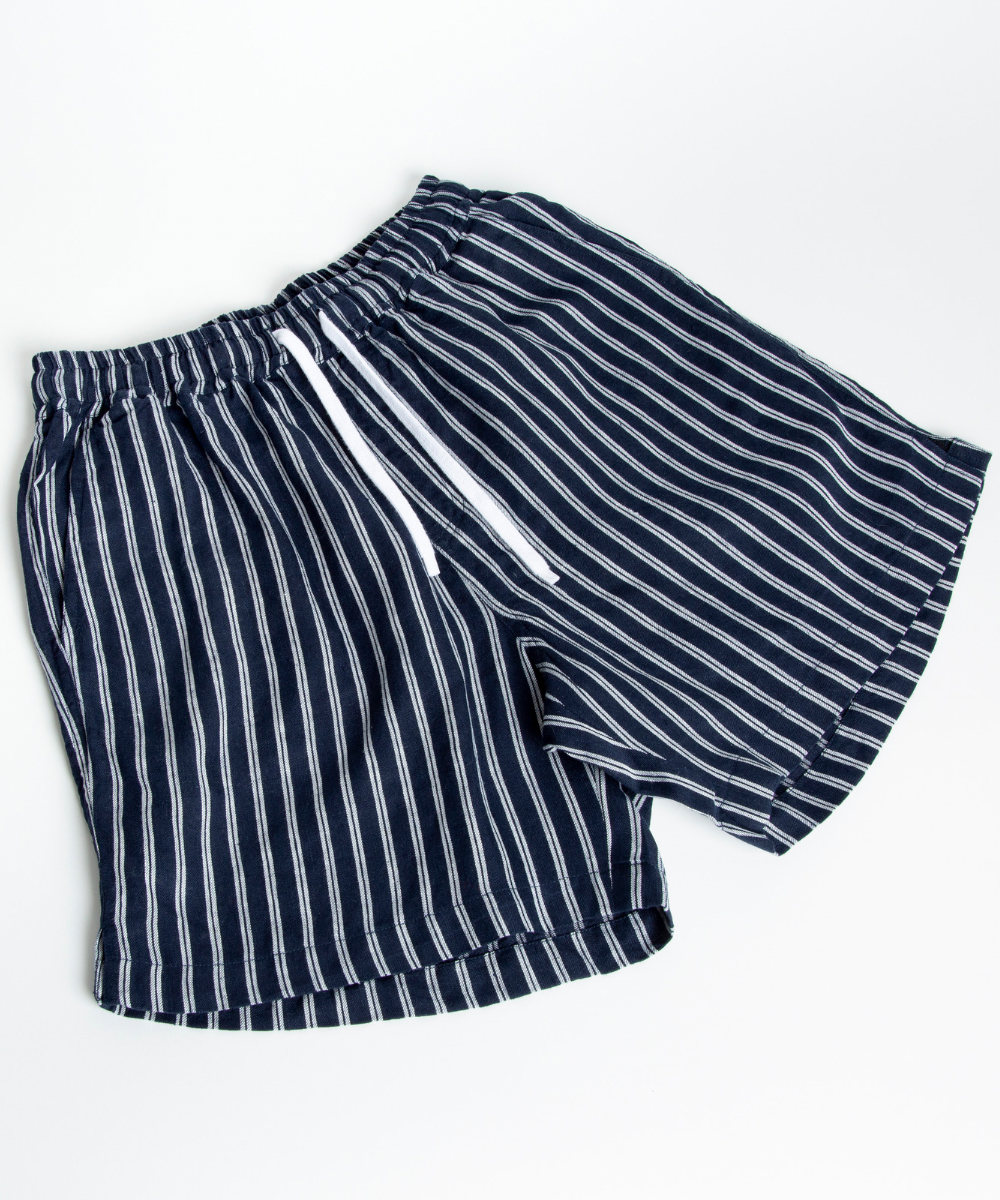 CLASSIC SHORT - Navy Stripe