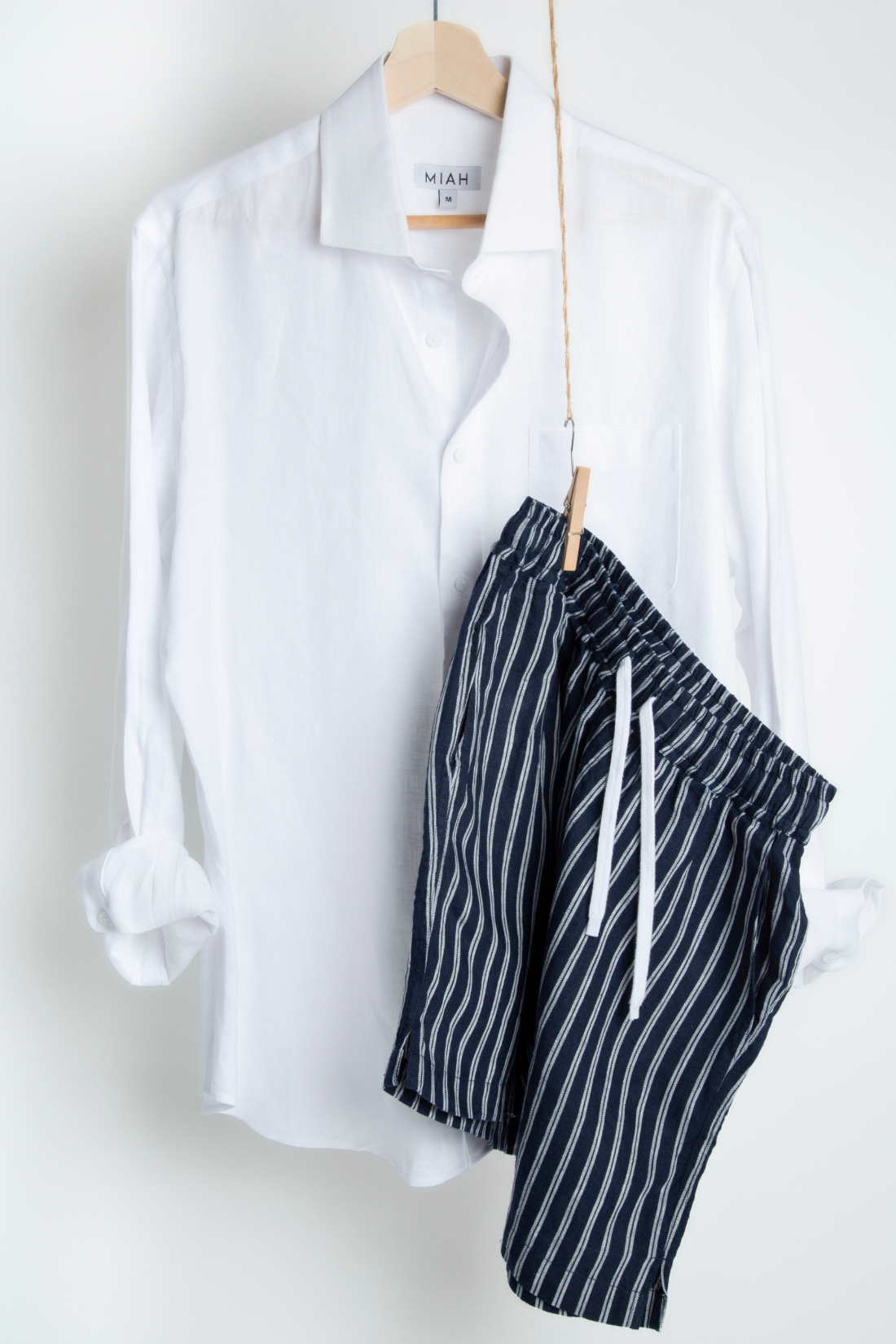 CLASSIC SHORT - Navy Stripe