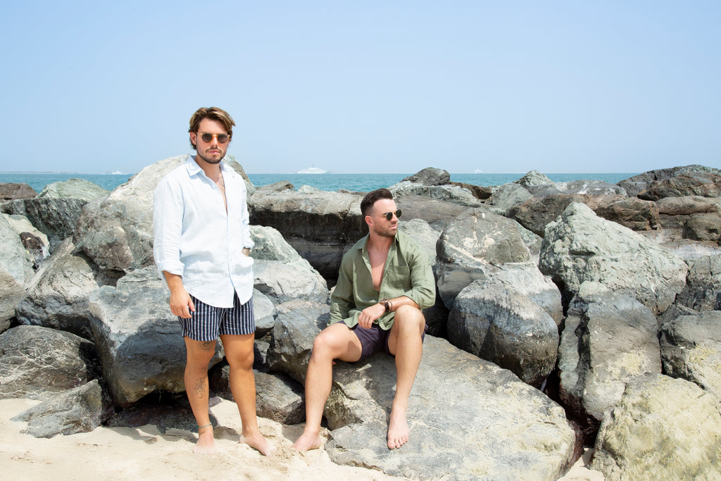 Linen Shirt - Light Blue