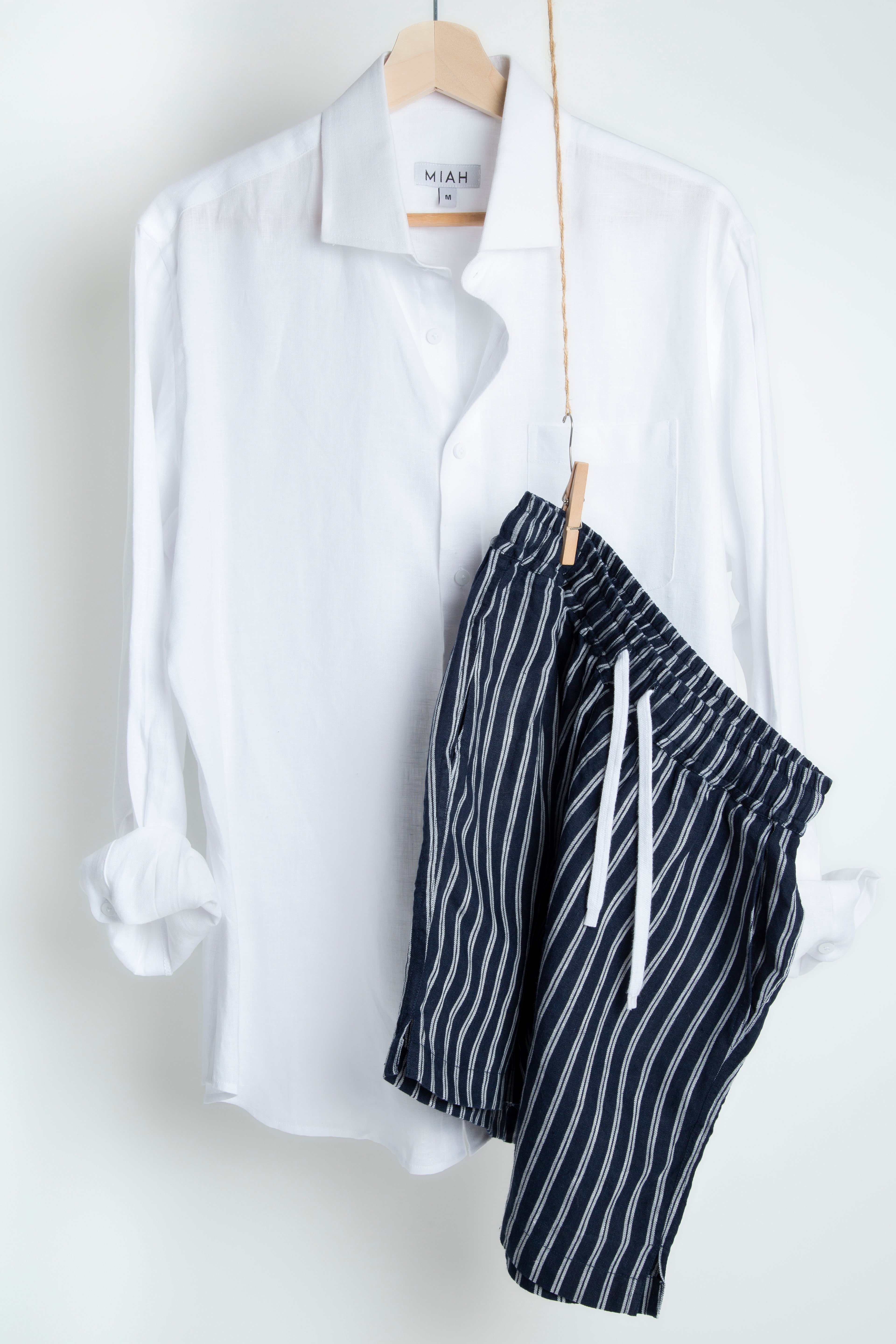 Classic Short - Navy Stripe