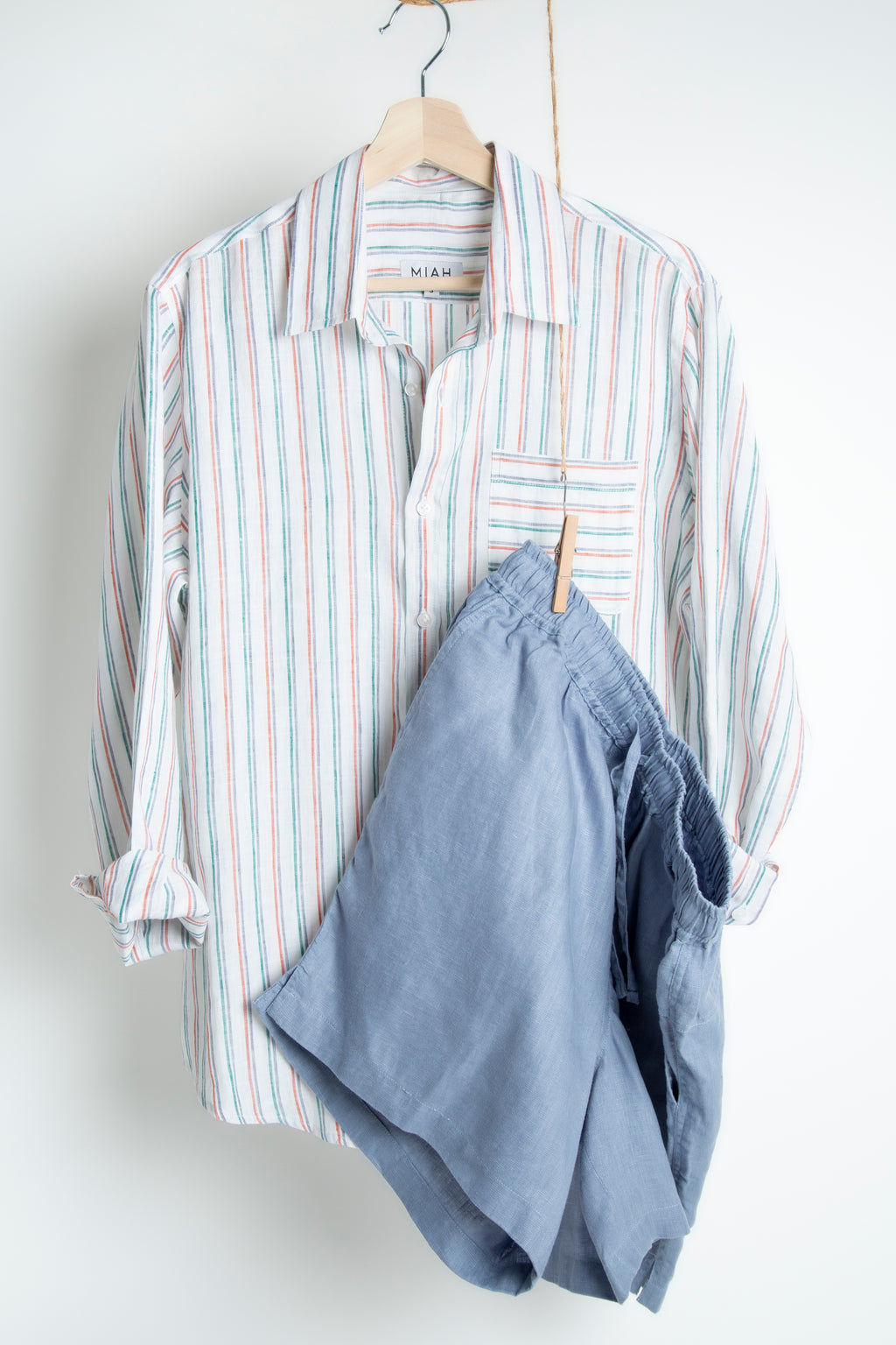 Linen Shirt - Prim Stripe