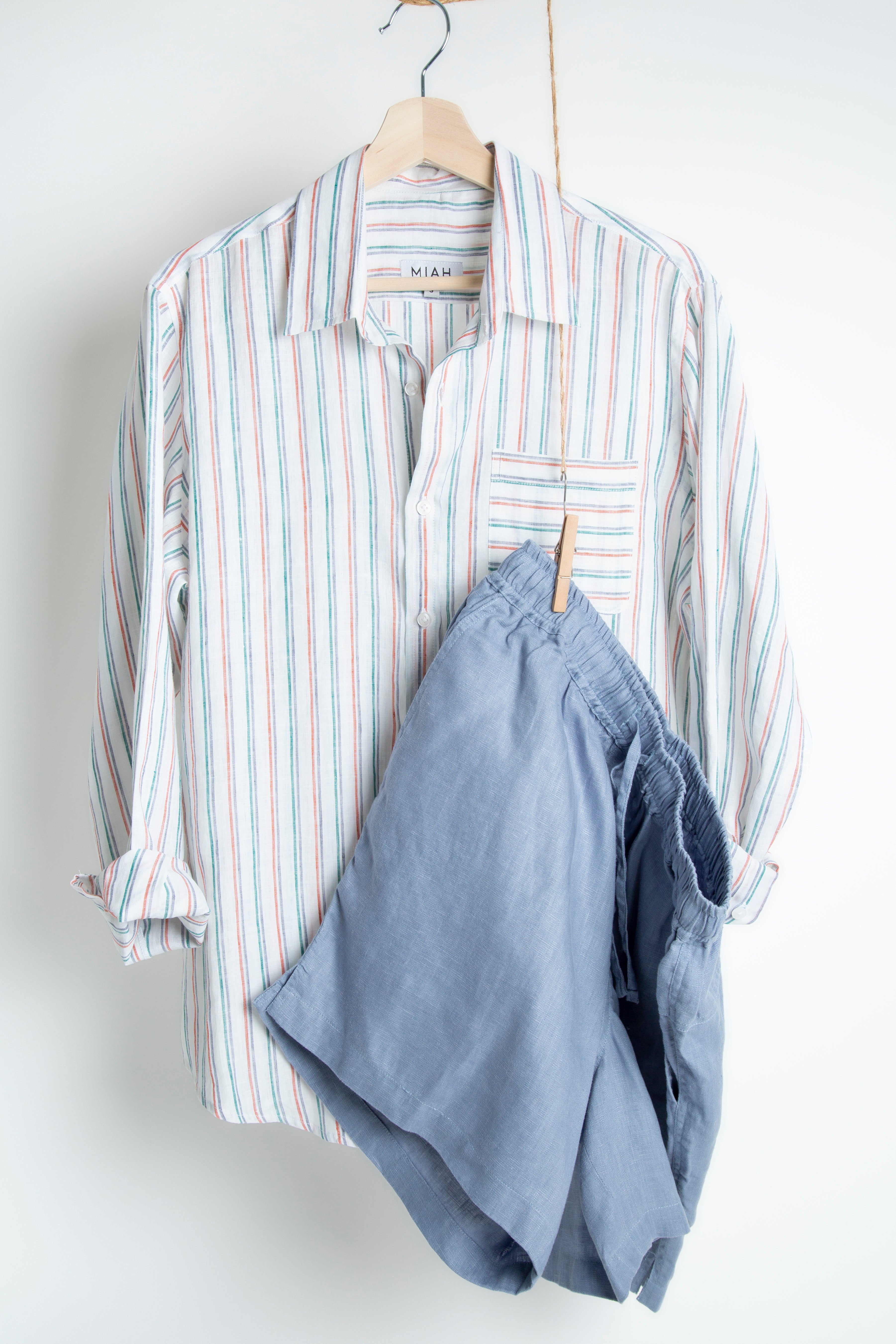 Linen Shirt - Prim Stripe