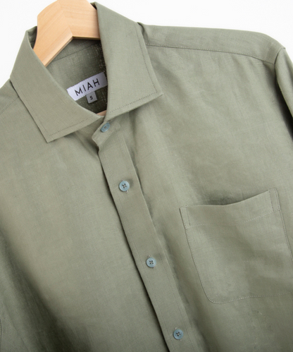 THE LINEN SHIRT - Khaki